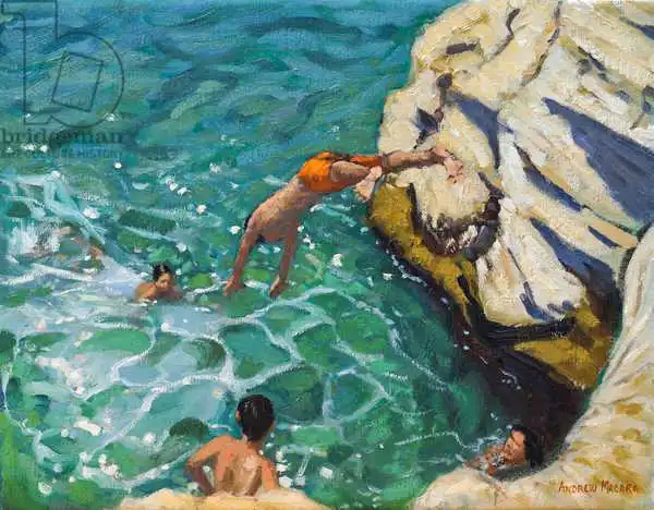 Macara, Andre: Plongée et natation ,, Skiathos. 2016