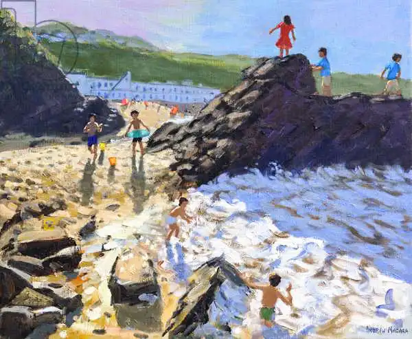 Macara, Andre: Grimpant sur les rochers, St Ives