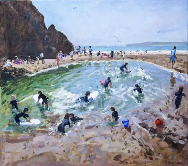 Macara, Andre: Jeunes surfeurs, Tenby