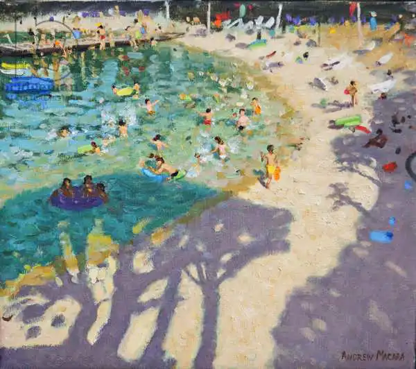 Macara, Andre: Tree Shadows, sur la plage, près de Rovinj 2016 (2016)