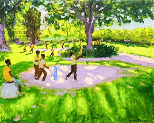 Macara, Andre: Cricket Practise, Botanical Gardens