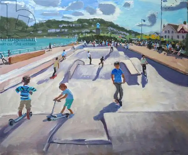 Macara, Andre: Skateboaders, Teignmouth