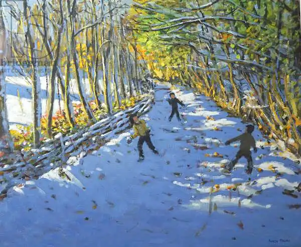 Macara, Andre: Arbres jaunes, parc allestre