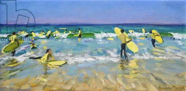 Macara, Andre: École de surf à St. Ives