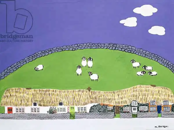 Antohi, Micaela: Sheep and clouds