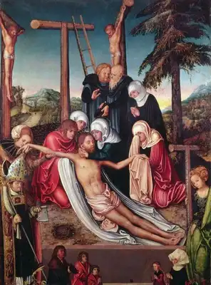 Cranach, Lucas: Lament for the death of Christ