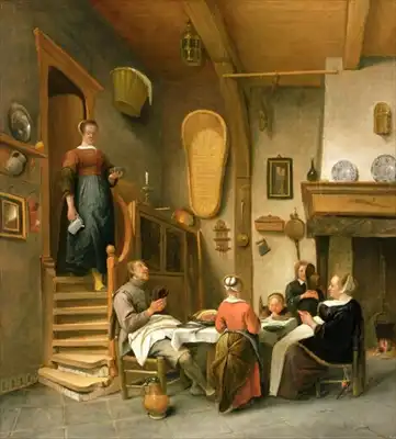 Steen, Jan Havicksz: Prière