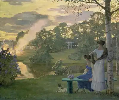 Somov, Konstantin: Feuerwerk