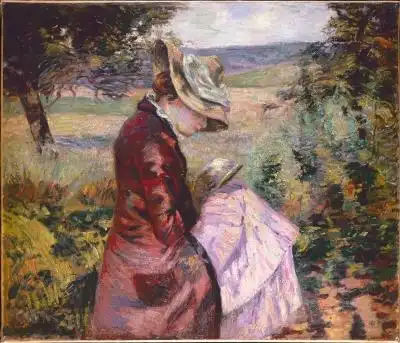 Guillaumin, Jean: Madame Guillaumin lisant un livre