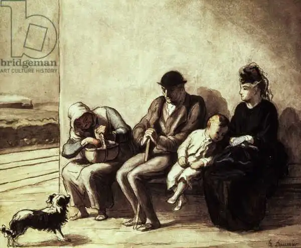 Daumier, Honore: Wayside Railway Station