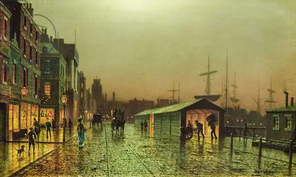 Grimshaw, John: Liverpool Docks