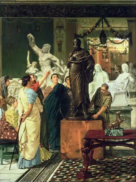Alma-Tadema, L.: Dealer in Statues