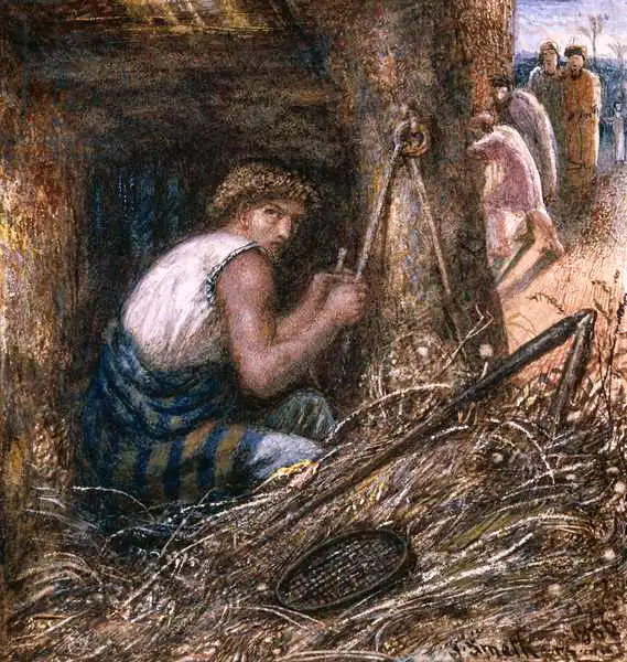 Smetham, James: Saúl se esconde entre las cosas