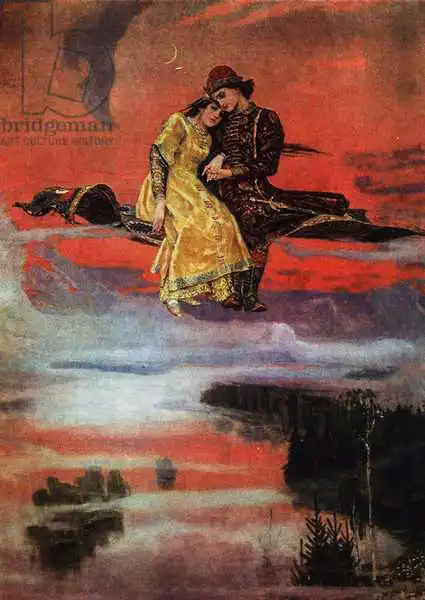 Vasnetsov, Victor Mikhailovich: Flying Carpet, 1919-20