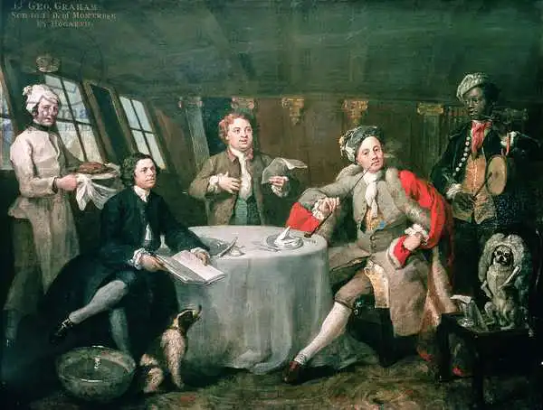 Hogarth, William: Captain Graham in his Cabin