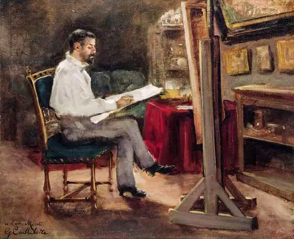 Caillebotte, Gustave: The Artist Morot in his Studio