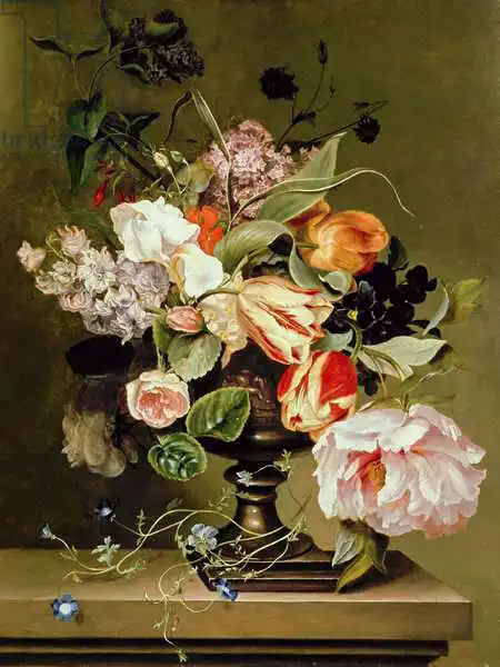 Snabille, Marie Geertruida: Nature morte avec des fleurs