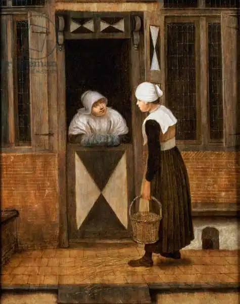 Vrel, Jacobus: A Conversation in the Street