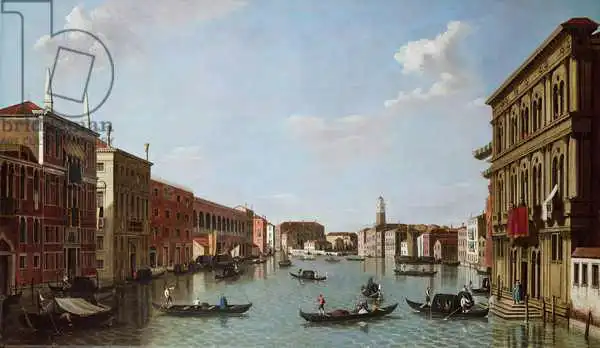 James, William: The Grand Canal and San Geremia, Venice, 18th century