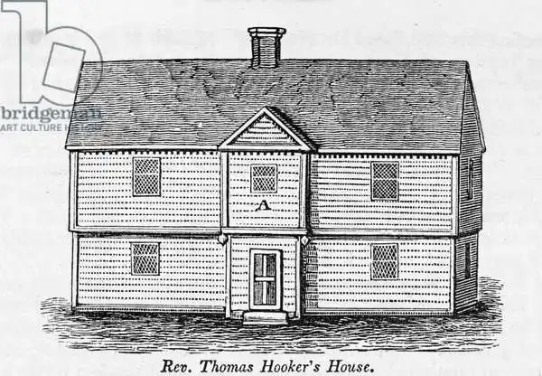 American school (19th century): Reverend Thomas Hooker