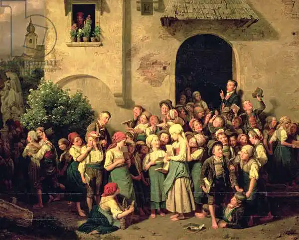 Waldmüller, Ferdinand Georg: After School