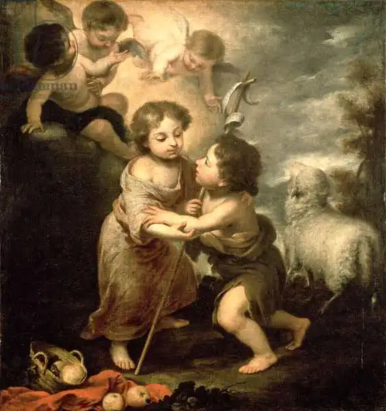 Murrilo, Bartolome: The Infants Christ and John the Baptist