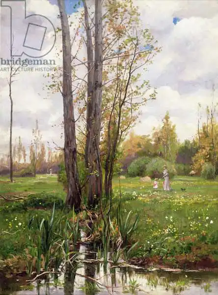 Le Villain, Ernest: Árbol junto al agua