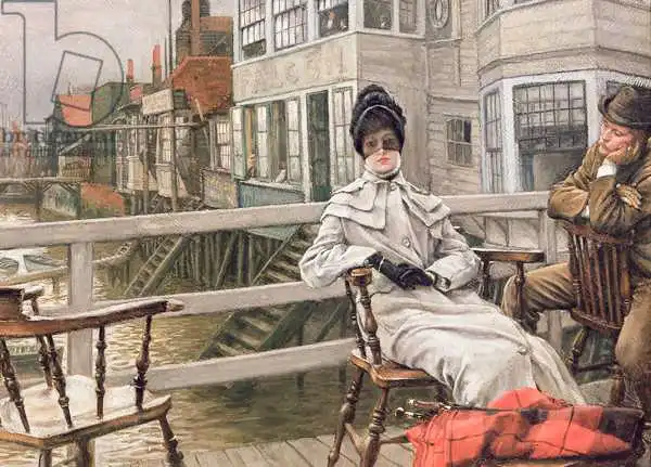 Tissot, James Joseph: Waiting for the Ferry