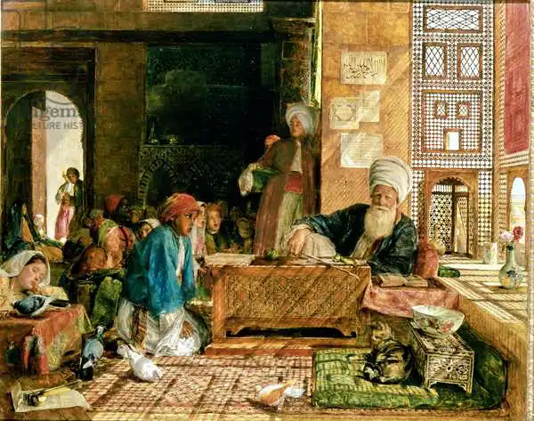 Lewis, John Frederick: Interior of a School, Cairo