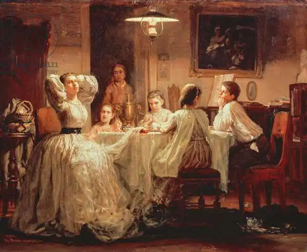 Maximov, Vasily: Sewing of the Dowry