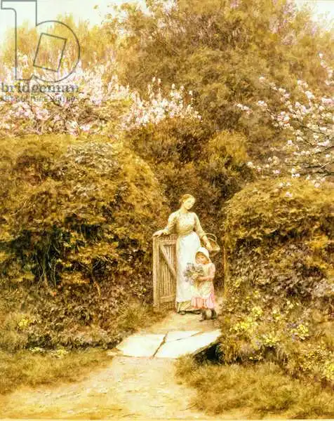 Allingham, Helen: At the Cottage Gate