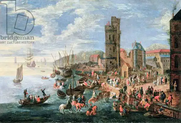 Boudewyns, A.F: Harbour Scene