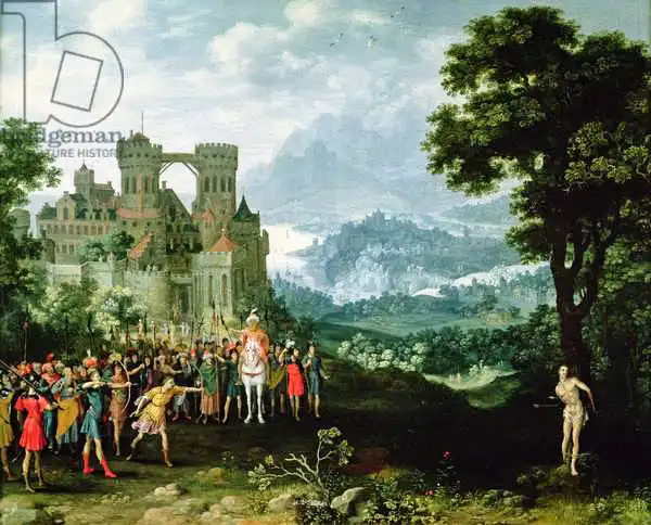 Schoubroeck, Pieter: El martirio de San Sebastián