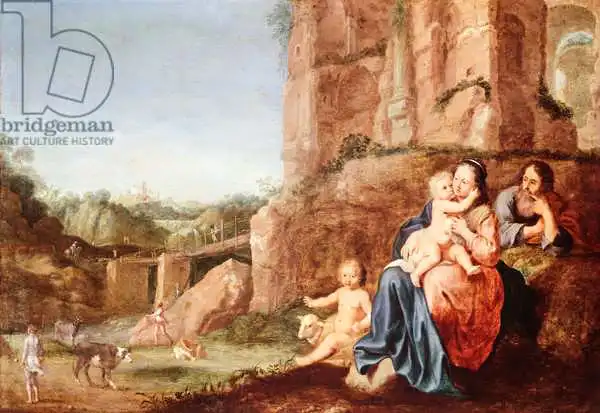 Breenbergh, Bartholomeus: The Flight into Egypt, 17th century