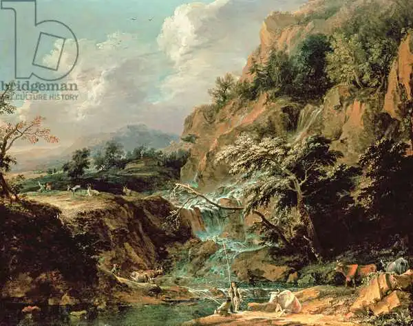 Beich, Joachim Franz: Landscape with wa...