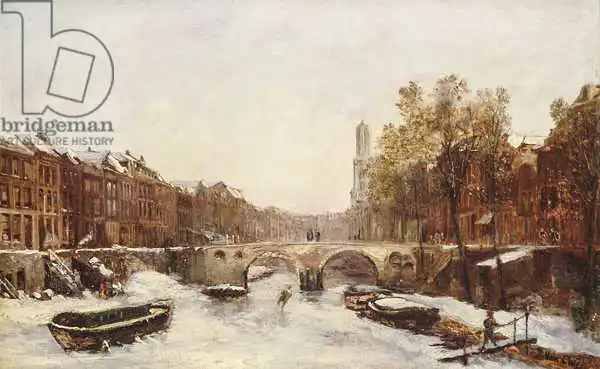 Elven, Pierre Tetar van: Dutch Town in Winter