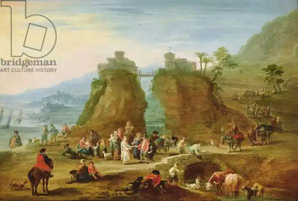 Schoevaerdts, Mathys: Figuras y ganado, siglo XVII