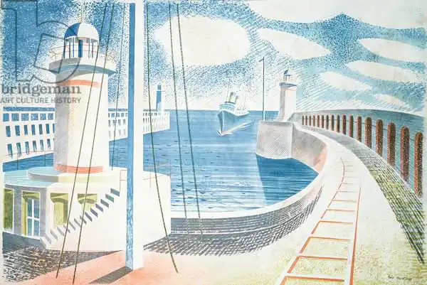 Ravilious, Eric: Newhaven Harbour