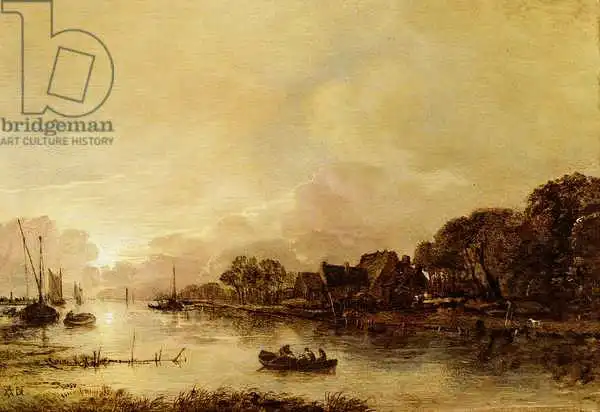 Neer, van der Aert: River landscape