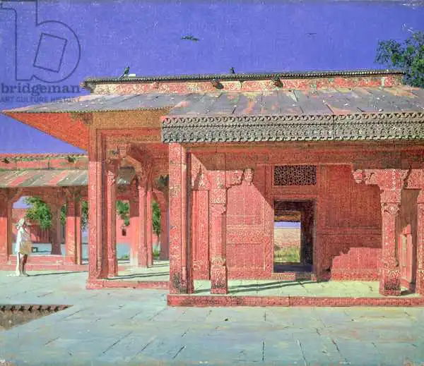 Vereshchagin, Vasili Vasilievich: Yard in the Palace Harem, 1870s