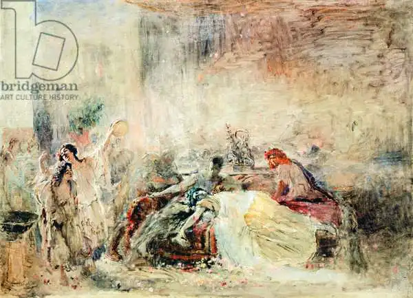 Makovsky, Konstantin J.: Muerte de Claudio César Nerón (37-68 d.C.)