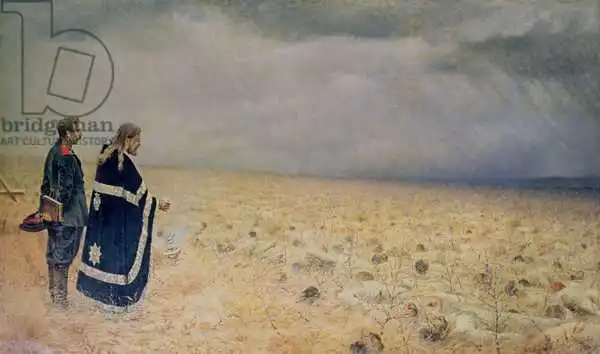 Vereshchagin, Vasili Vasilievich: The Vanquished. Requiem for the Dead, 1878-79