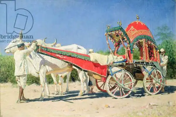 Vereshchagin, Vasili Vasilievich: Vehicle of a Rich Man in Delhi, 1874-76