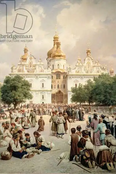 Vereshchagin, Vasili Vasilievich: The Great Church of Kievo-Pecherskaya Lavra in Kiev