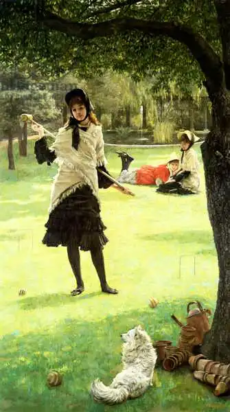 Tissot, James Joseph: Croquet