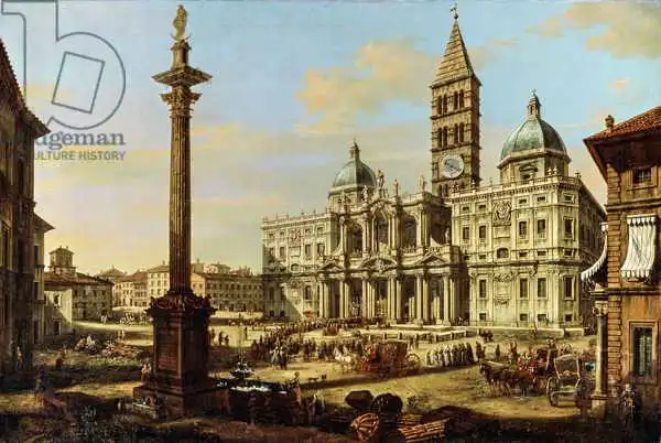 Bellotto, Bernardo: Santa Maria Maggiore, Rome