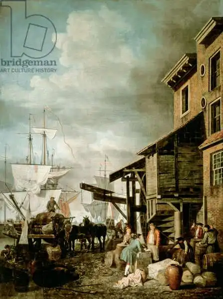Scott, Samuel: Custom House Quay