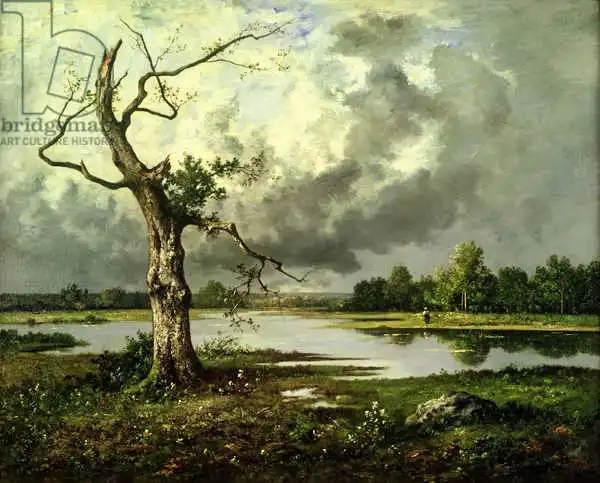 Richet, Leon: French River Landscape
