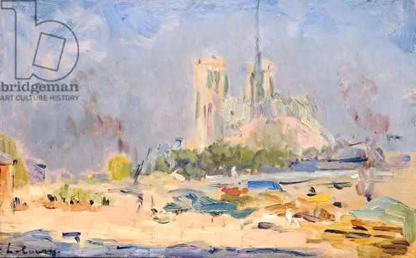 Lebourg, Albert-Charles: Quai de la Tournelle and Notre-Dame de Paris