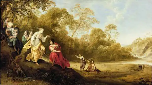 Lisse, Dirck van der: Le couronnement de mirtillo
